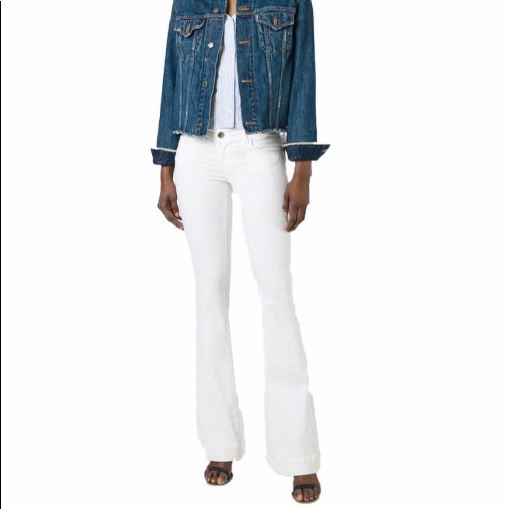 J Brand Lovestory Jeans in White Size 25